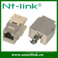 Netlink 180 graus RJ45 cat5e protetor keystone jack